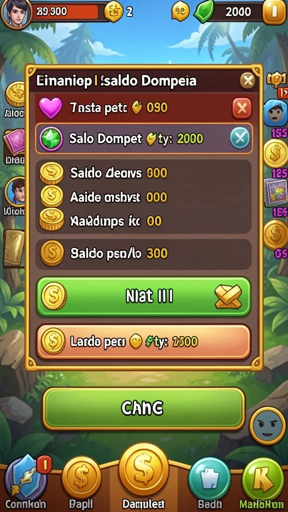 luckyfishing - Tampilan antarmuka yang menarik dan ramah pengguna.