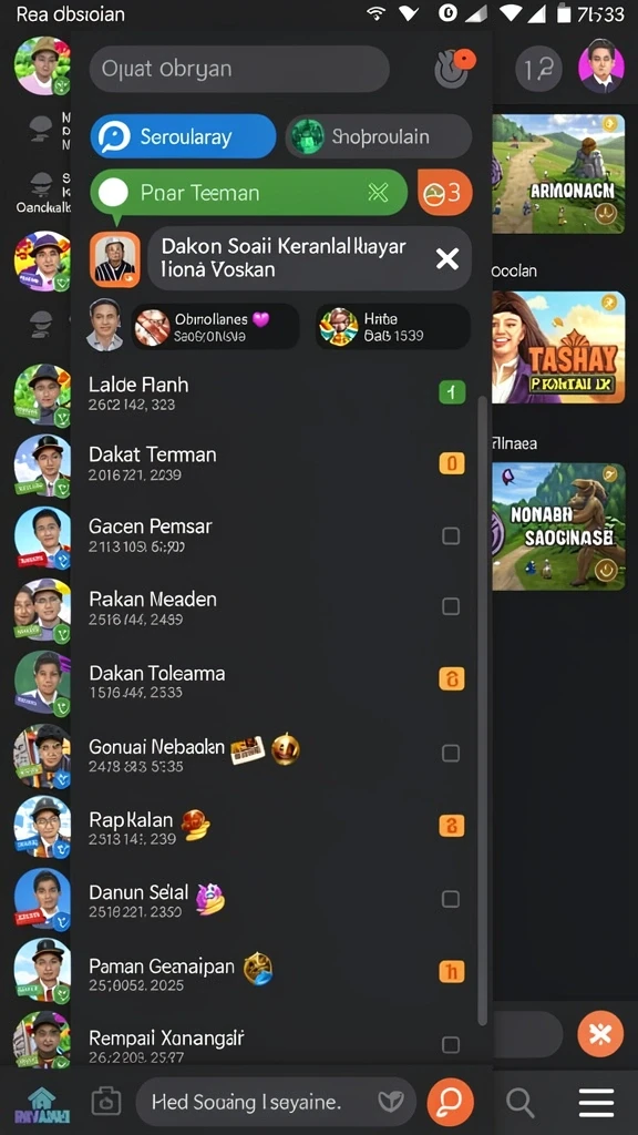 nv77 - Tampilan antarmuka NV77 yang modern dan ramah pengguna.